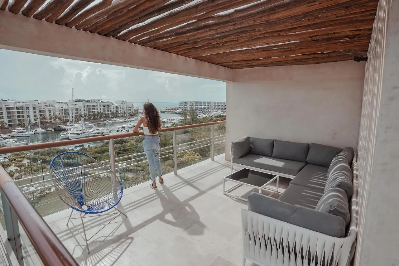 La Amada Condo With Marina View Cancun Apartment